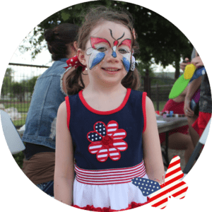 4th july - face painting 2